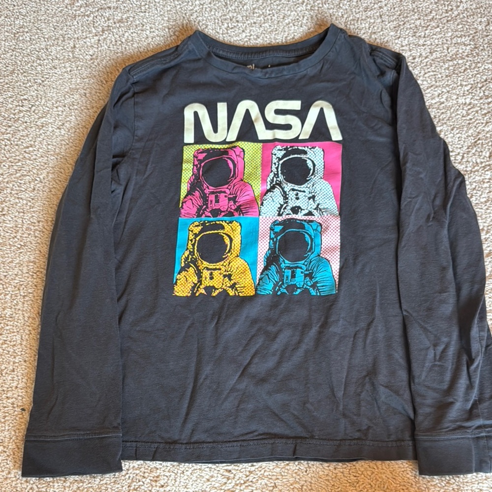 NASA Graphic Long Sleeve Shirt